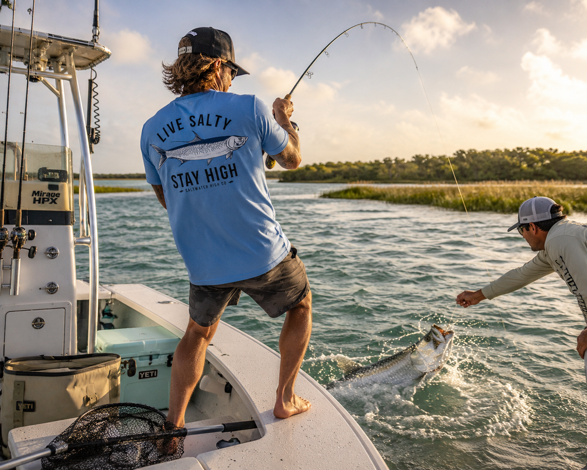 Live Salty Tarpon Tee