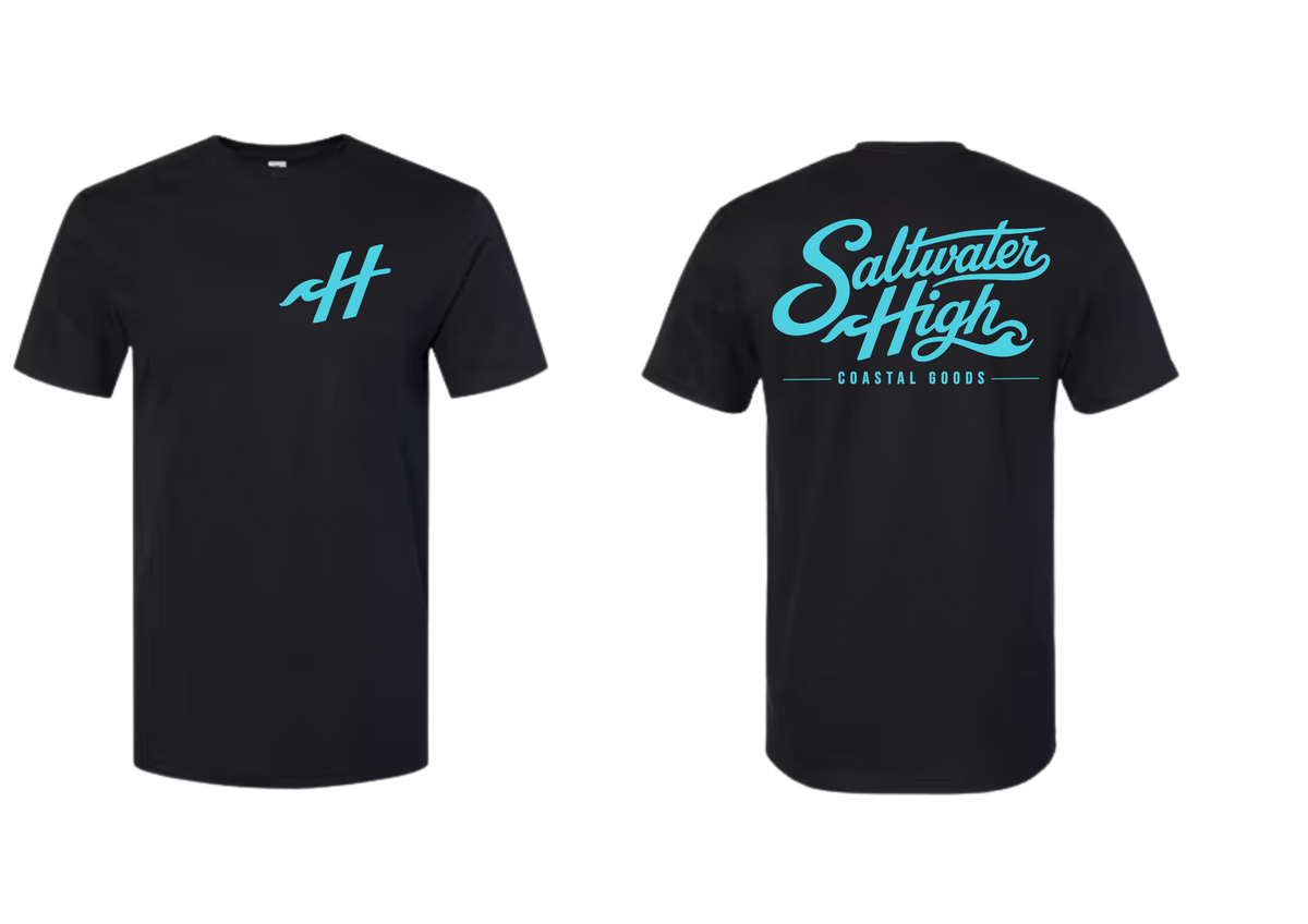 Saltwater High Script Tee