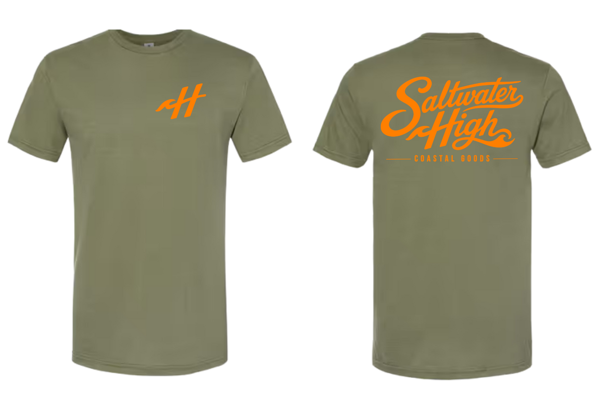 Saltwater High Script Tee