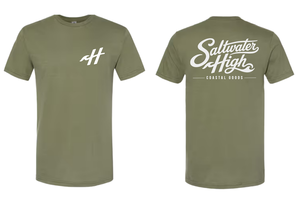 Saltwater High Script Tee