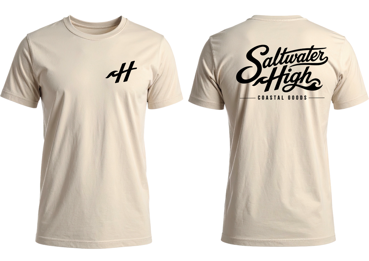 Saltwater High Script Tee