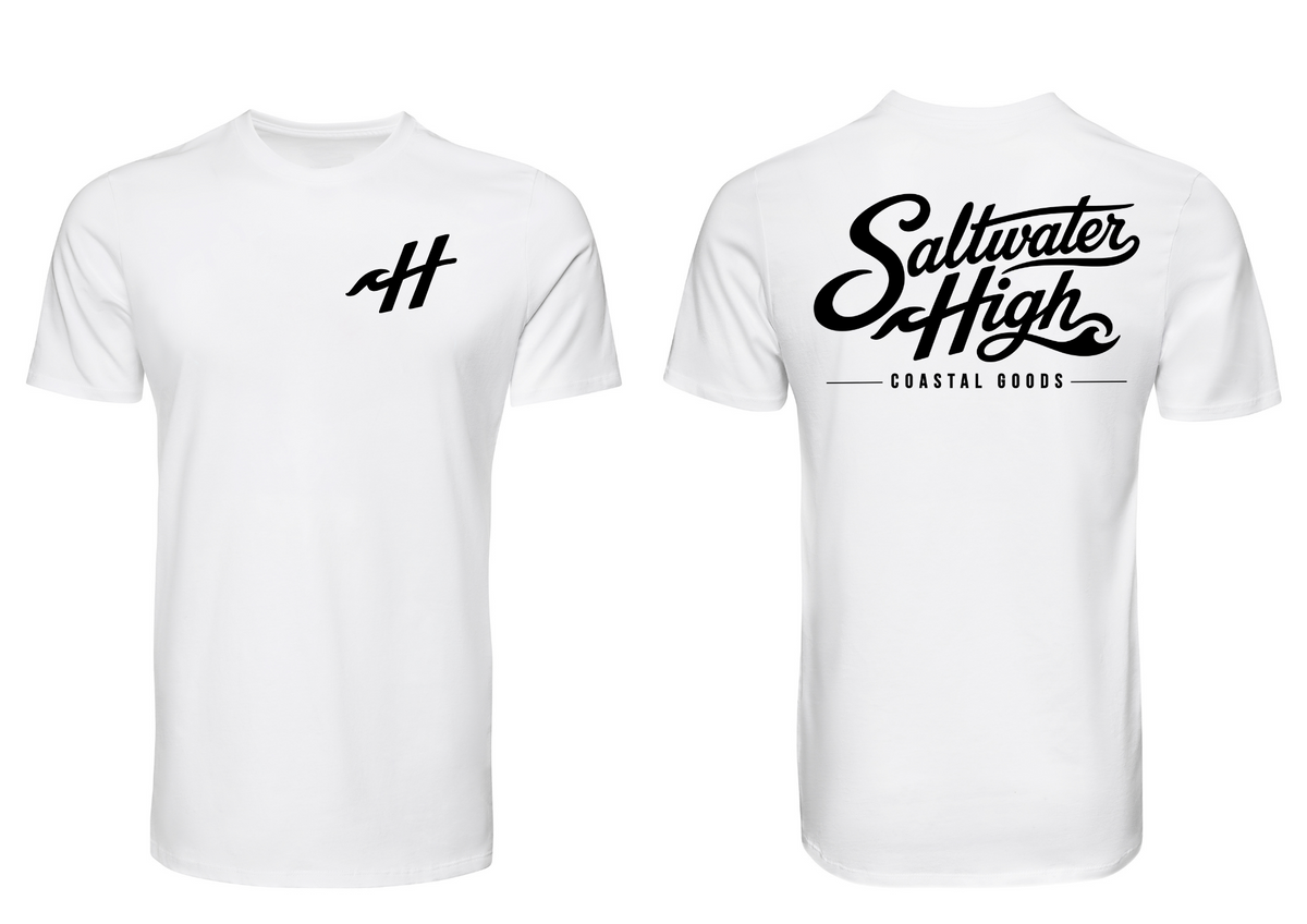 Saltwater High Script Tee