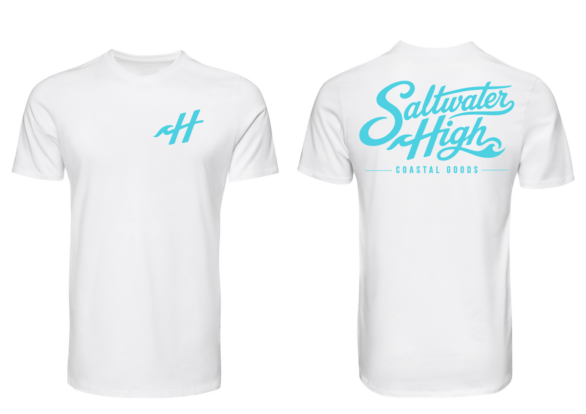 Saltwater High Script Tee