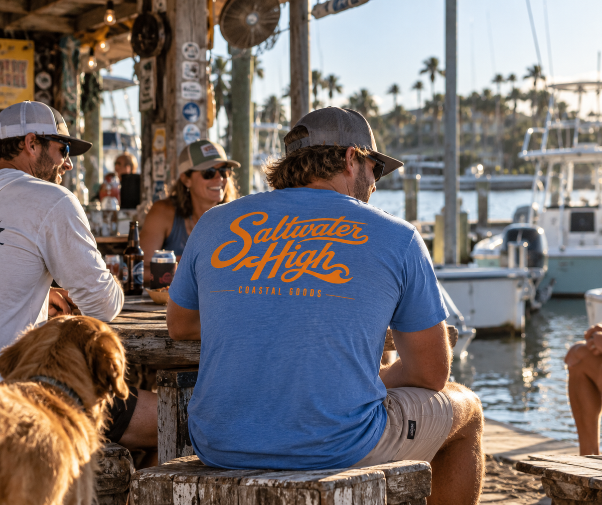 Saltwater High Script Tee